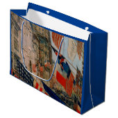 Grand Sac Cadeau Fête des Alliés, mai 1917 (Devant Angle)