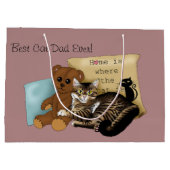 Grand Sac Cadeau Fête des pères (Dos)