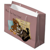 Grand Sac Cadeau Fête des pères (Devant Angle)