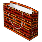 Grand Sac Cadeau Fête noire (Dos Angle)