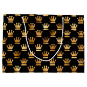 Grand Sac Cadeau fête royale royale (Dos)