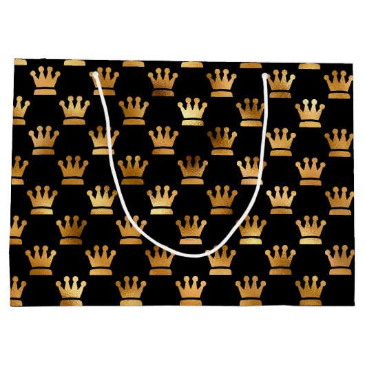 Grand Sac Cadeau fête royale royale (Dos)