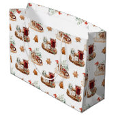 Grand Sac Cadeau Fêtes de Noël (Dos Angle)