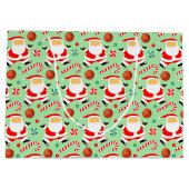 Grand Sac Cadeau Fêtes de Noël de basket-ball (Dos)