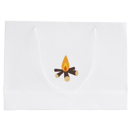 Grand Sac Cadeau Feu de camp (Dos)