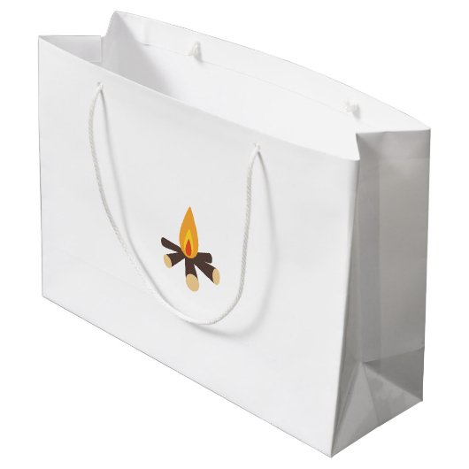 Grand Sac Cadeau Feu de camp (Dos Angle)