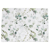 Grand Sac Cadeau Feuillage d'eucalyptus (Devant)