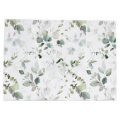 Grand Sac Cadeau Feuillage d'eucalyptus (Dos)