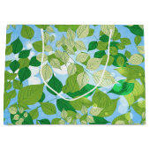 Grand Sac Cadeau Feuille (Devant)