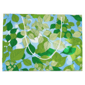 Grand Sac Cadeau Feuille (Dos)