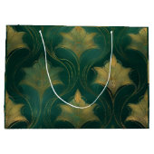 Grand Sac Cadeau Feuille d'or (Dos)