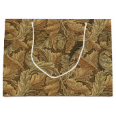 Grand Sac Cadeau Feuilles d'acanthe par William Morris, textile ant (Devant)