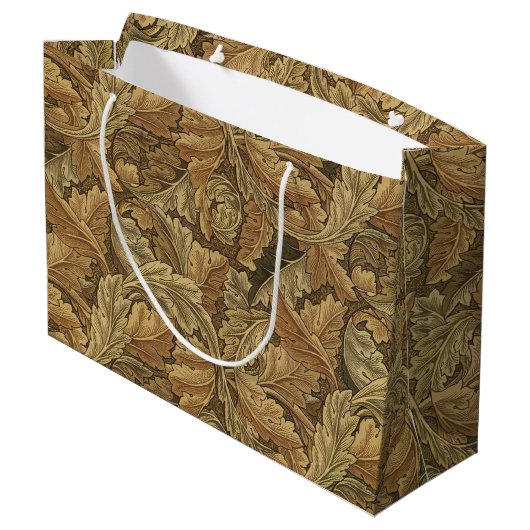 Grand Sac Cadeau Feuilles d'acanthe par William Morris, textile ant (Dos Angle)