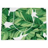 Grand Sac Cadeau Feuilles de bananes (Devant)