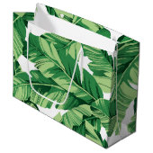 Grand Sac Cadeau Feuilles de bananes (Devant Angle)