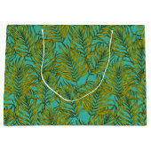 Grand Sac Cadeau Feuilles Palm (Devant)