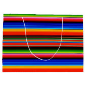 Grand Sac Cadeau Fiesta Mexican Serape (Dos)