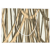 Grand Sac Cadeau Filament Doré (Dos)
