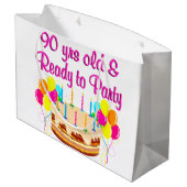 GRAND SAC CADEAU FILLE DU 90E PARTI (Dos Angle)