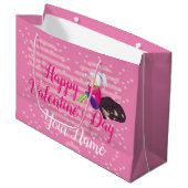 Grand Sac Cadeau Fille Être amoureuse (Devant Angle)