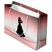 Grand Sac Cadeau Fille Gitane Joue du Violon (Devant Angle)