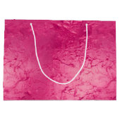 Grand Sac Cadeau Fille Glam Chic rose Anniversaire (Dos)