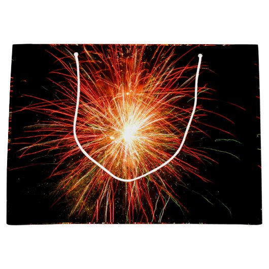 Grand Sac Cadeau Firework 22 (Devant)