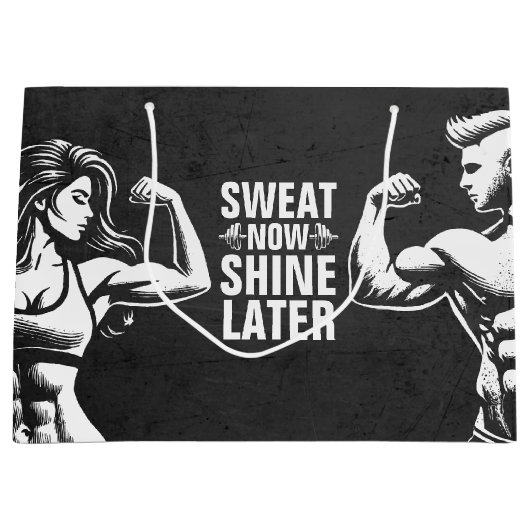 Grand Sac Cadeau Fitness Gym entraînement Bodybuilding Motivation (Devant)