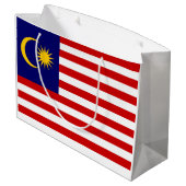 Grand Sac Cadeau Flag malaisien (Dos Angle)