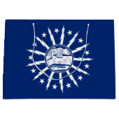 Grand Sac Cadeau Flag of Buffalo, New York Large Gift Bag (Devant)