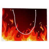 Grand Sac Cadeau Flammes (Dos)