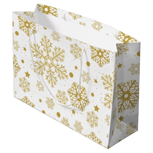 Grand Sac Cadeau Flèche dorée (Dos Angle)