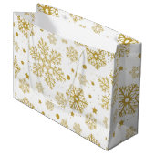 Grand Sac Cadeau Flèche dorée (Devant Angle)