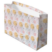 Grand Sac Cadeau Fleur (Dos Angle)