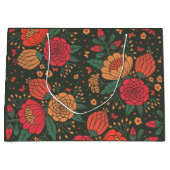 Grand Sac Cadeau fleur (Devant)