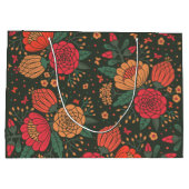 Grand Sac Cadeau fleur (Dos)