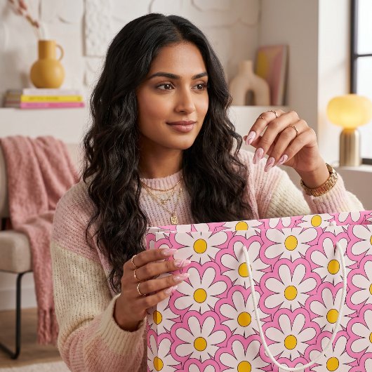 Grand Sac Cadeau Fleur