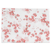 Grand Sac Cadeau Fleur cerise 2 (Dos)