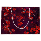 Grand Sac Cadeau Fleur cerise 3 (Dos)