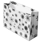 Grand Sac Cadeau Fleur d'amour (Devant Angle)