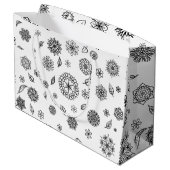 Grand Sac Cadeau Fleur d'amour (Dos Angle)