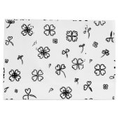 Grand Sac Cadeau Fleur d'amour (Dos)