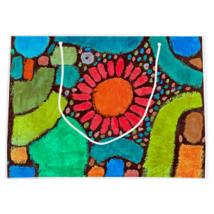 Grand Sac Cadeau Fleur dans la vallée, Klee