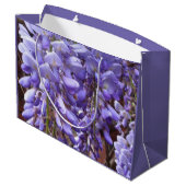 Grand Sac Cadeau Fleur de bactéries pourpres (Dos Angle)
