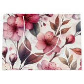 Grand Sac Cadeau Fleur de Cerisier (Devant)