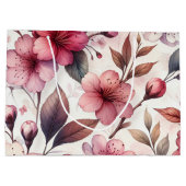 Grand Sac Cadeau Fleur de Cerisier (Dos)