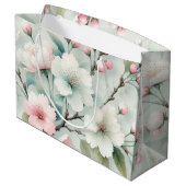Grand Sac Cadeau Fleur de Cerisier (Dos Angle)