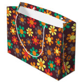 Grand Sac Cadeau Fleur de Hippy (Dos Angle)