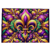 Grand Sac Cadeau fleur de lis (Dos)