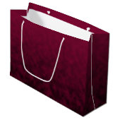 Grand Sac Cadeau Fleur Écrasée (Devant Angle)
